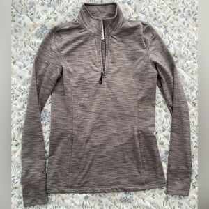 Kyodan Outdoor Heathered Gray Quarter-Zip Pullover Women’s Small